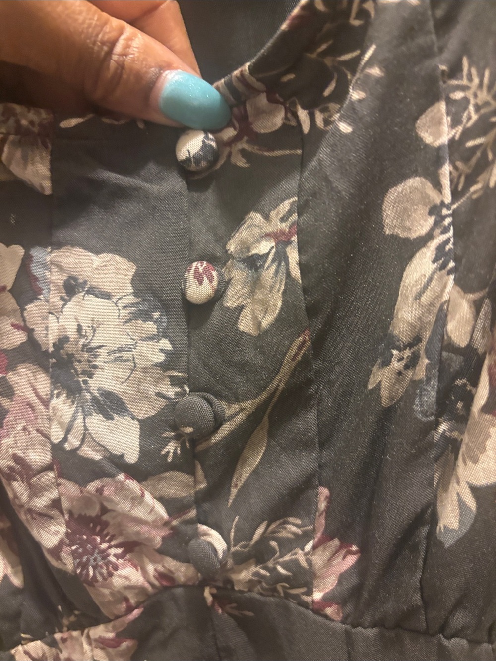 torrid BrownFloral Camisole with BurgundyAccents - Picture 2 of 4